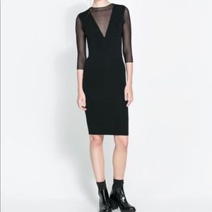 Knit midi dress